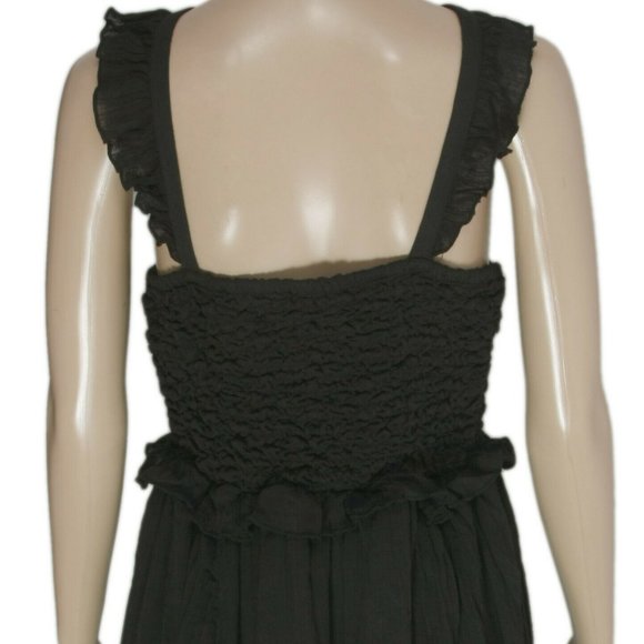 Free People Somewhere Tropical Mini Dress Black M - Picture 8 of 8
